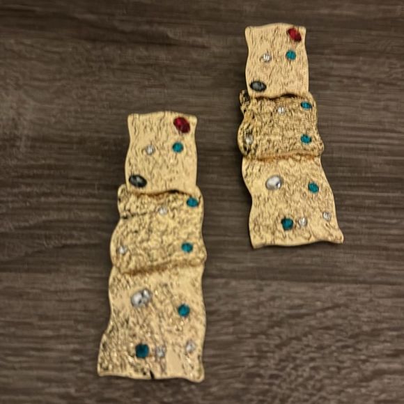 Zara drop earrings A382 - Picture 2 of 4